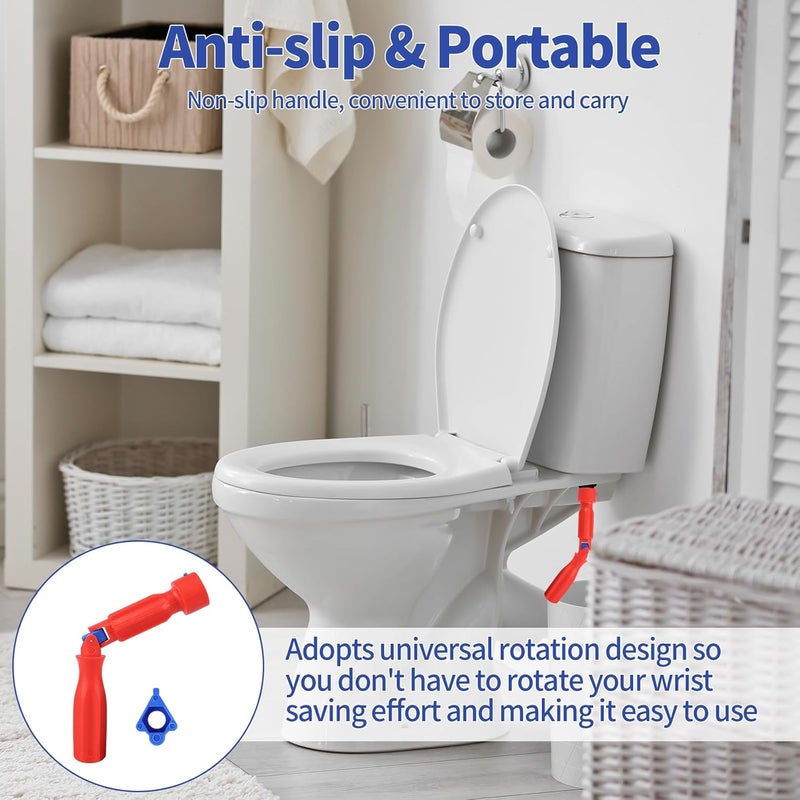 linbenanono Toilet Seat Fitting Tool, 10/13/17mm Toilet Seat Repair Wrench, Professional Universal Plastic High-Strength Installation Tool - Image 5